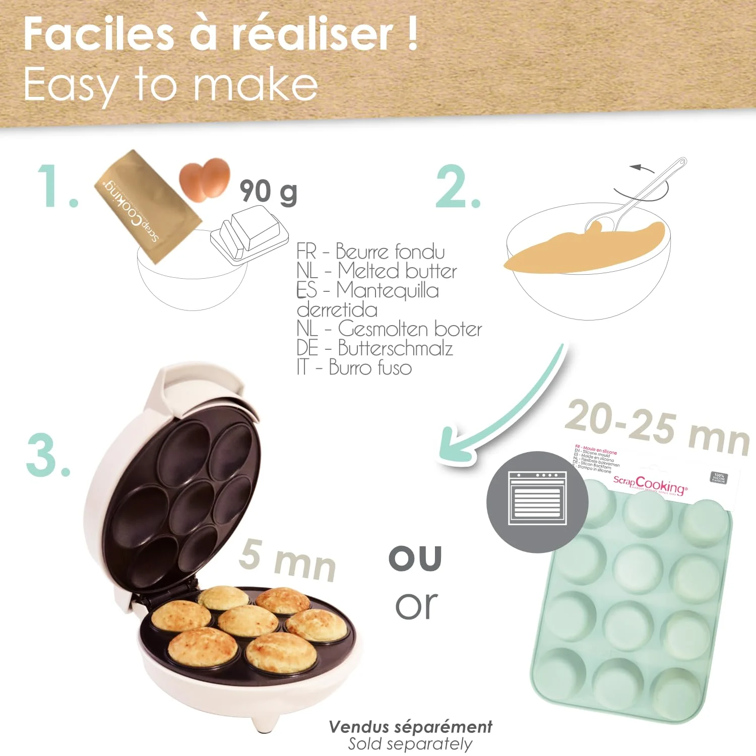 scrapcooking cupcake mix 3