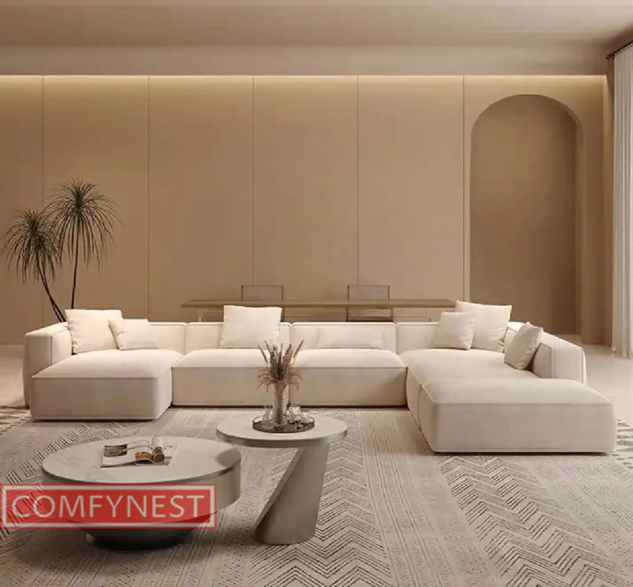 sectional sofa velvet couch 5