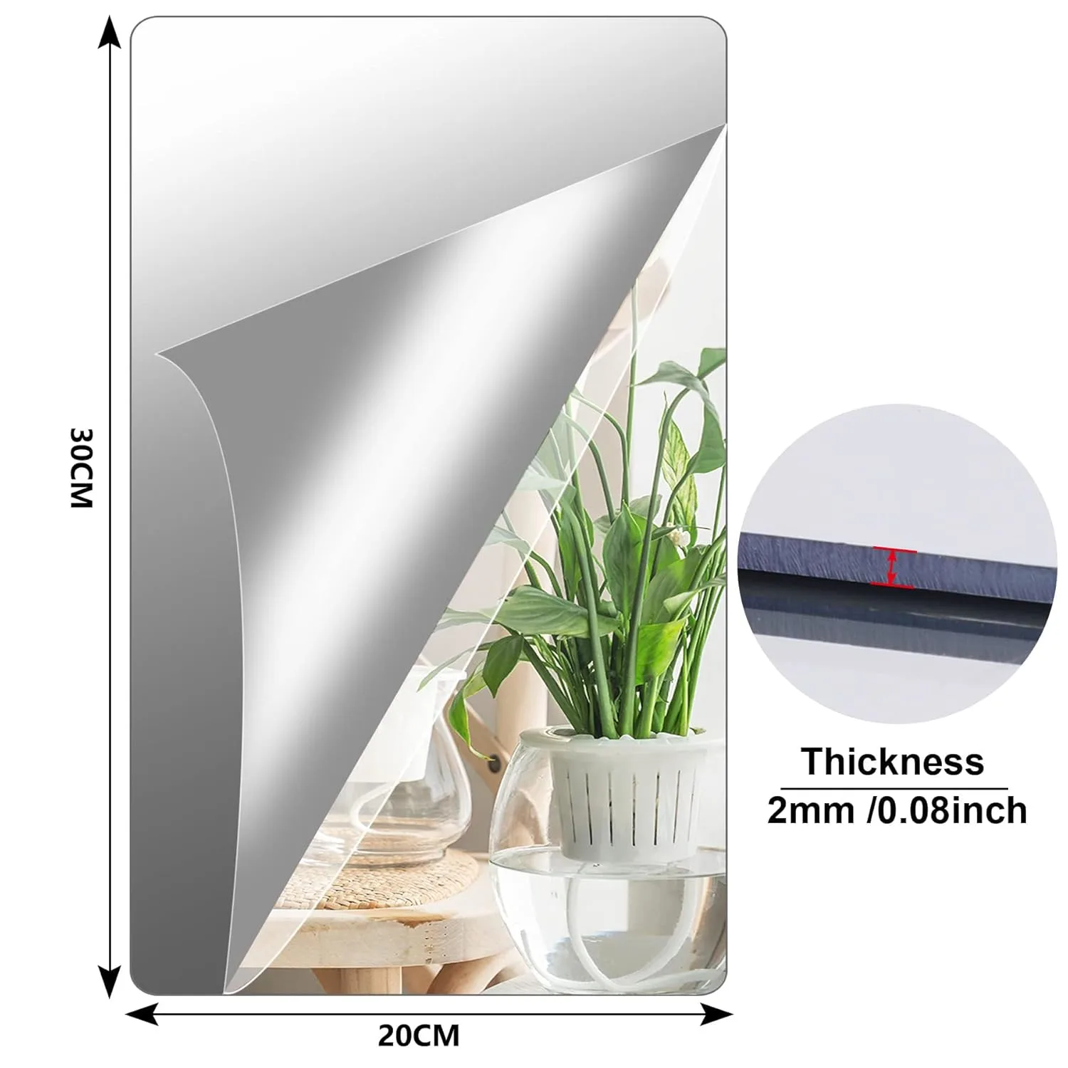 self adhesive mirror tiles 6