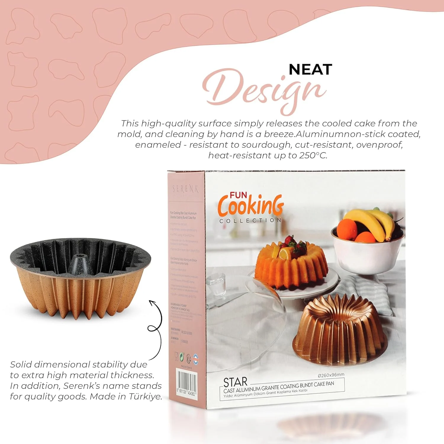 serenk star cake pan 6