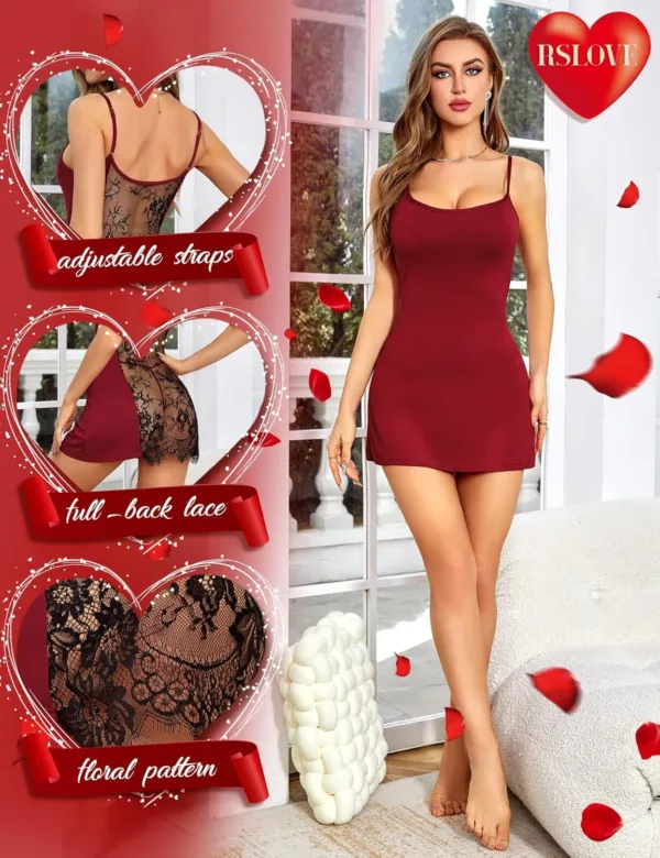 sexy lingerie nightgown lace 3