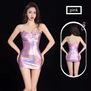 sexy metallic bodycon dress 3