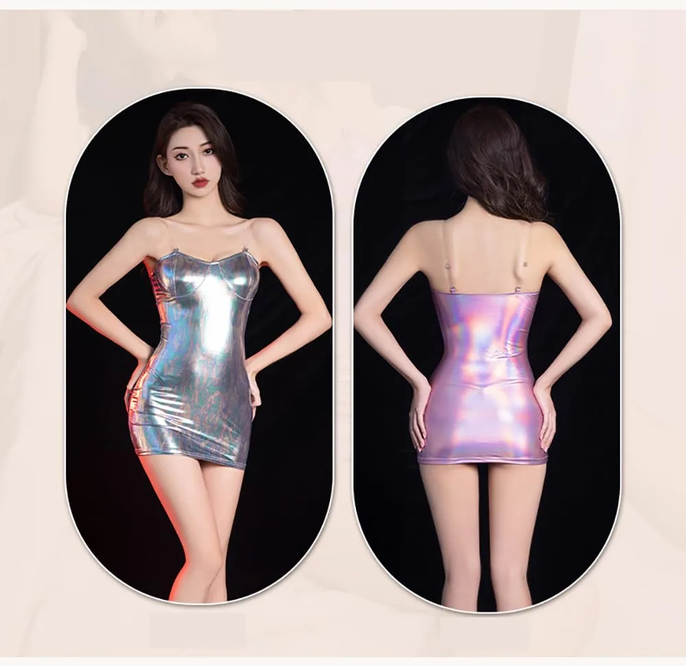 sexy metallic bodycon dress 5