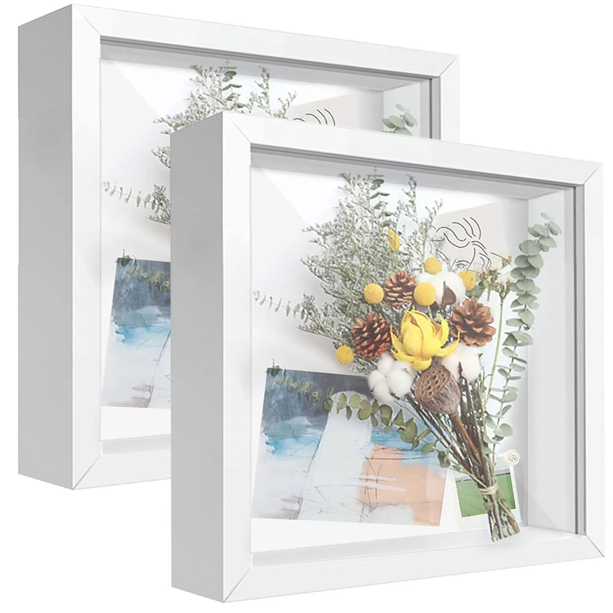 shadow box frame white 1