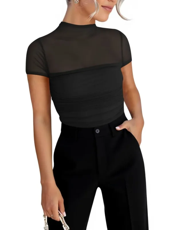 sheer mesh bodysuit 1