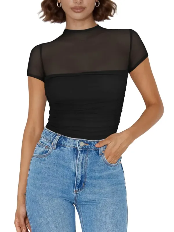 sheer mesh bodysuit 2