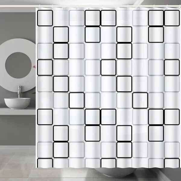 shower curtain waterproof mould 1