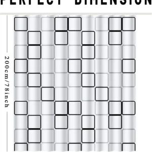 shower curtain waterproof mould 2