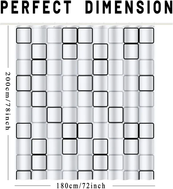 shower curtain waterproof mould 2