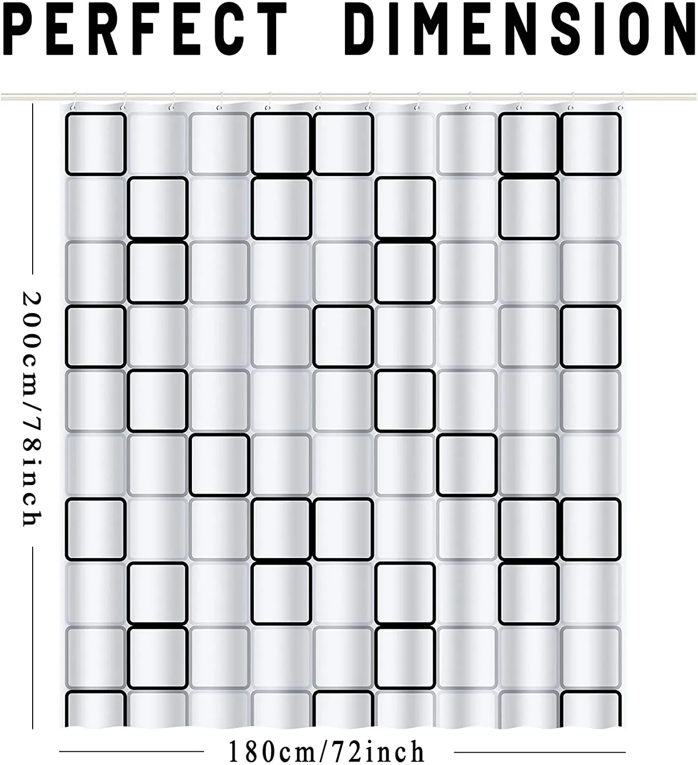 shower curtain waterproof mould 2