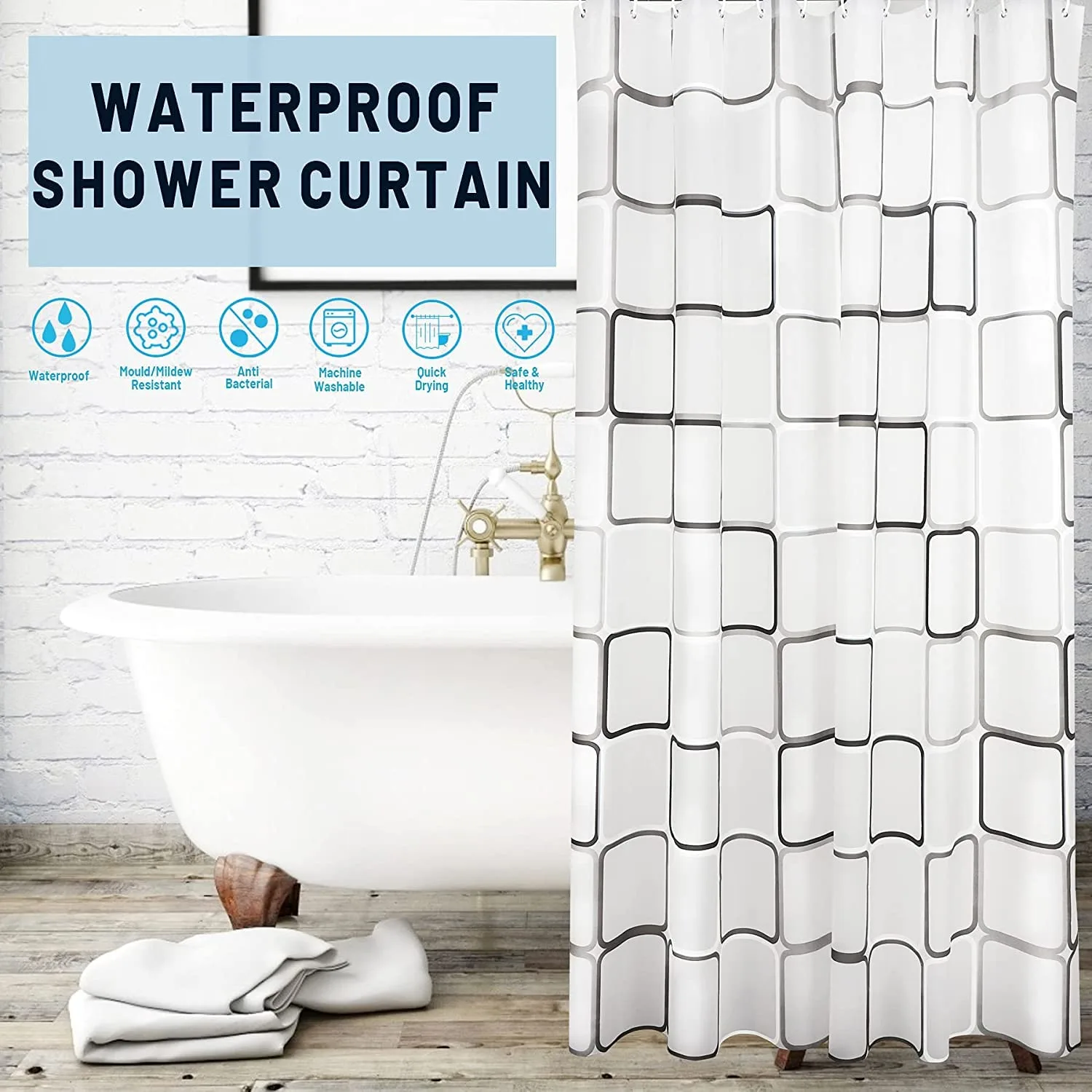 shower curtain waterproof mould 5