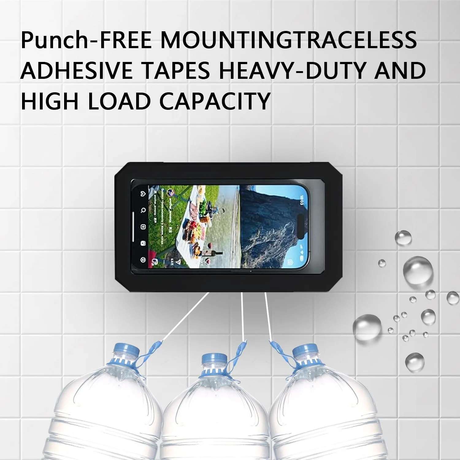 shower phone holder 3