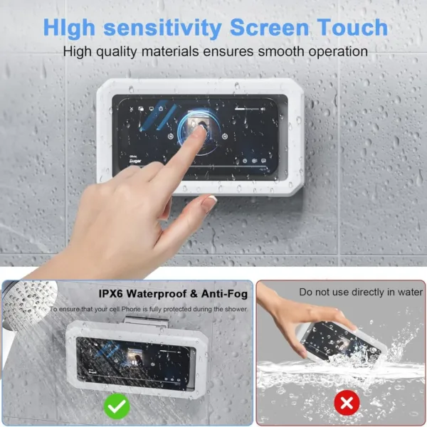 shower phone holder 6