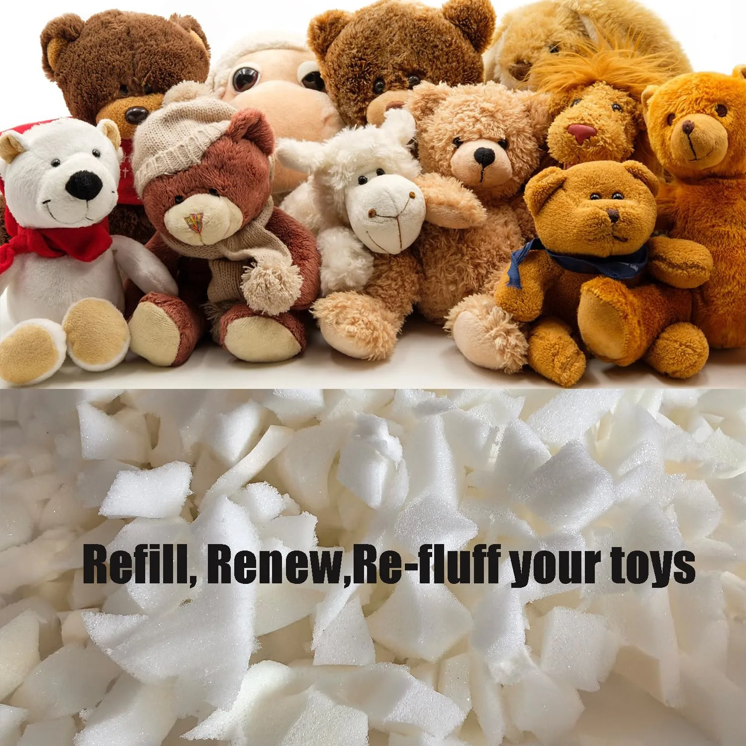 shredded memory foam 3