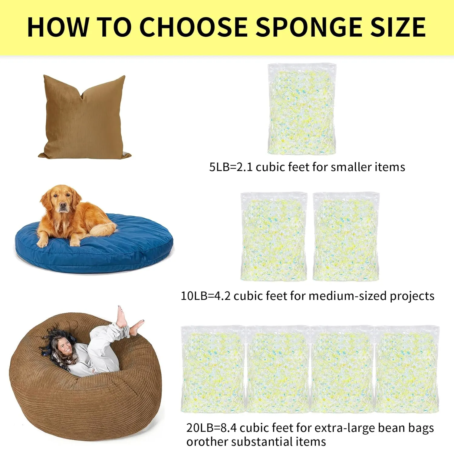 shredded memory foam 6