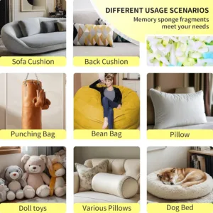 shredded memory foam 7