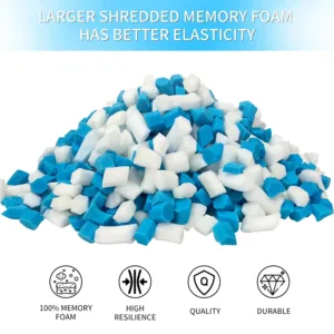 shredded memory foam filling 4
