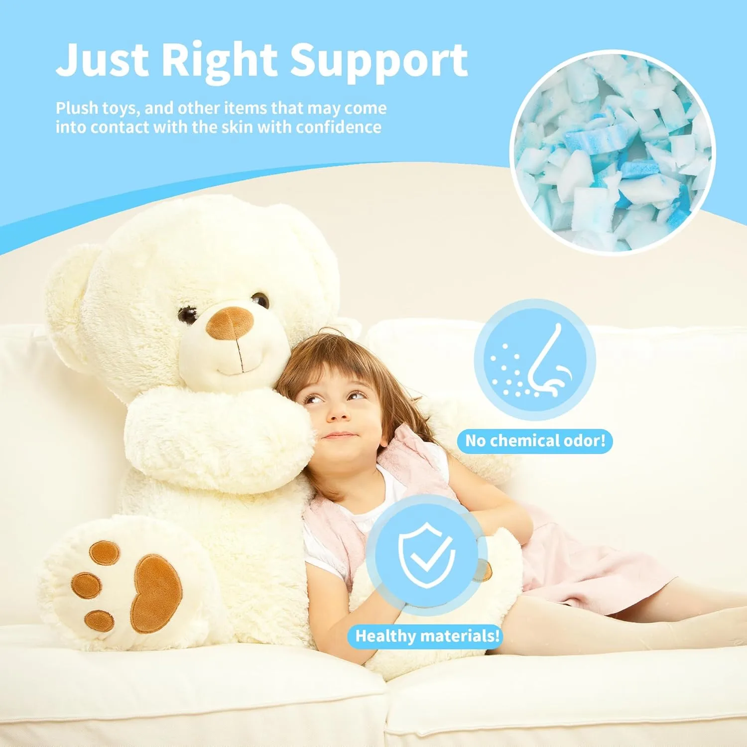 shredded memory foam filling 6