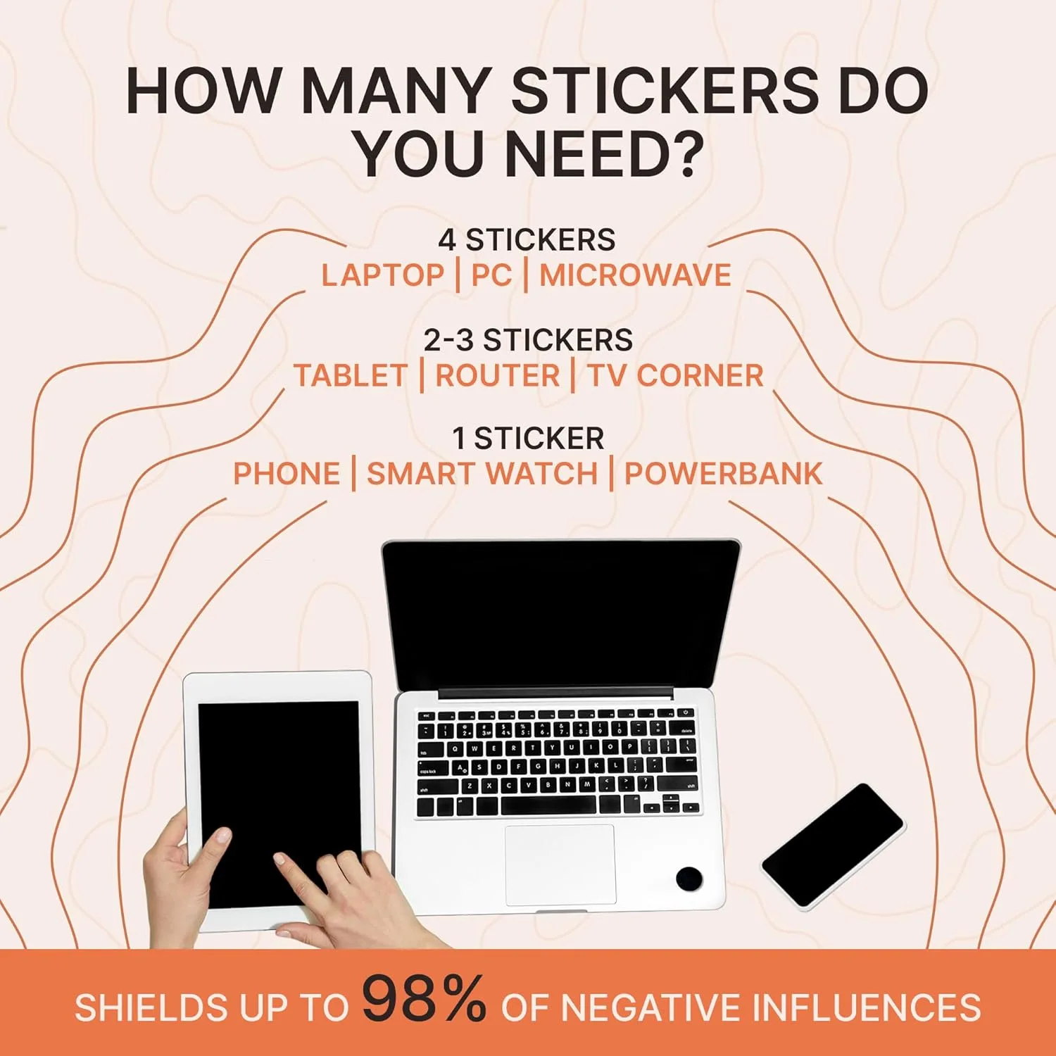 shungite phone stickers 6