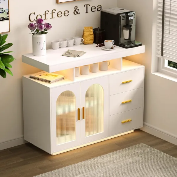 sideboard buffet cabinet led 1