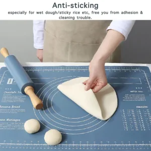 silicone baking mat rolling pin 3