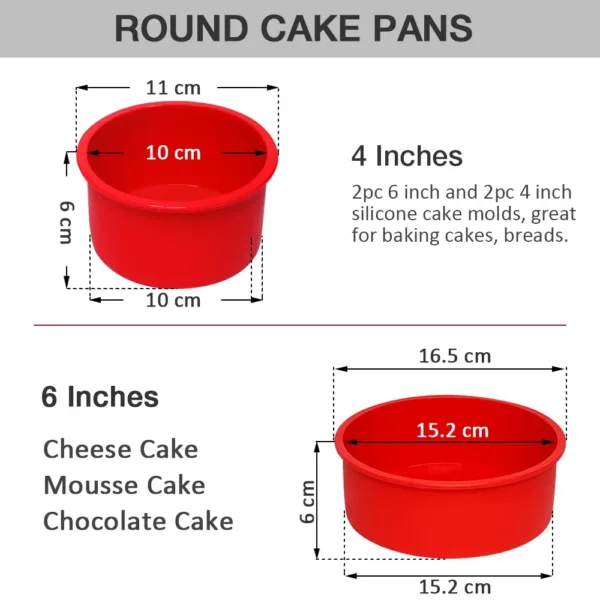 silicone cake pans 2