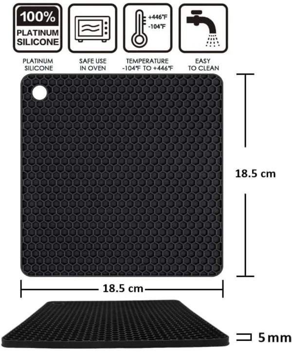 silicone coaster trivet 2