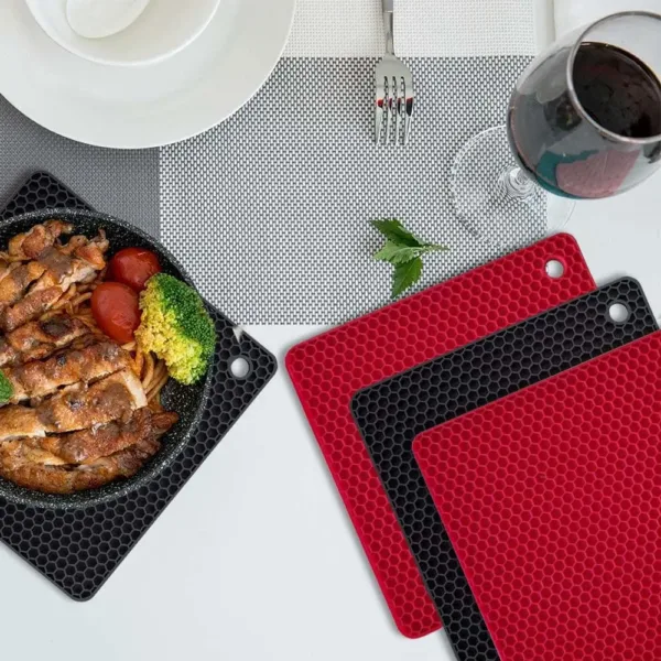 silicone coaster trivet 4