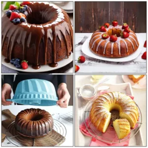 silicone fluted cake pan 3