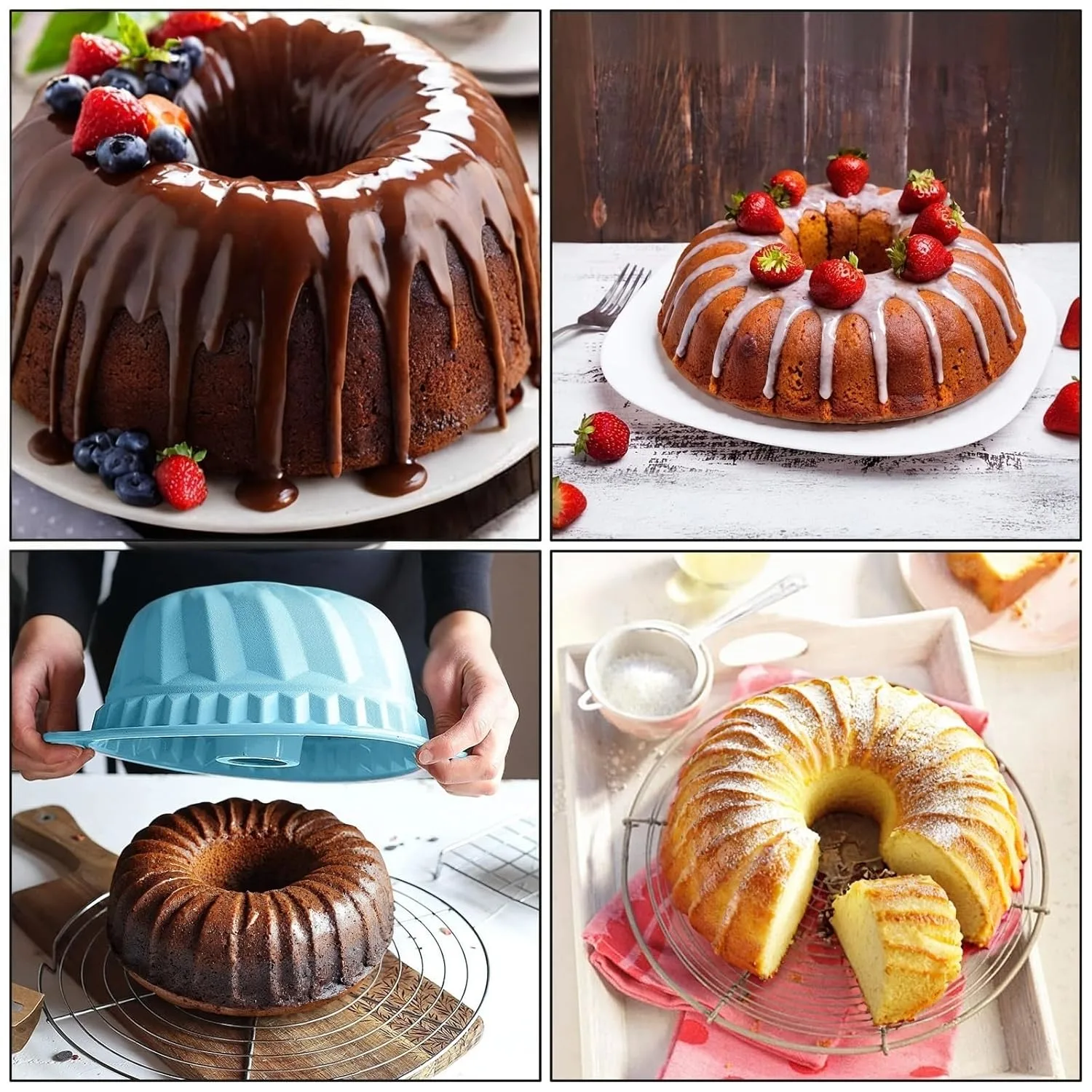 silicone fluted cake pan 3