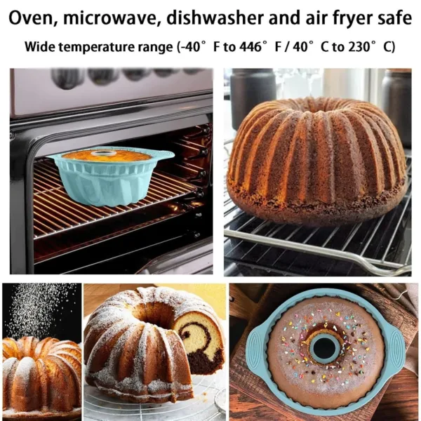 silicone fluted cake pan 4