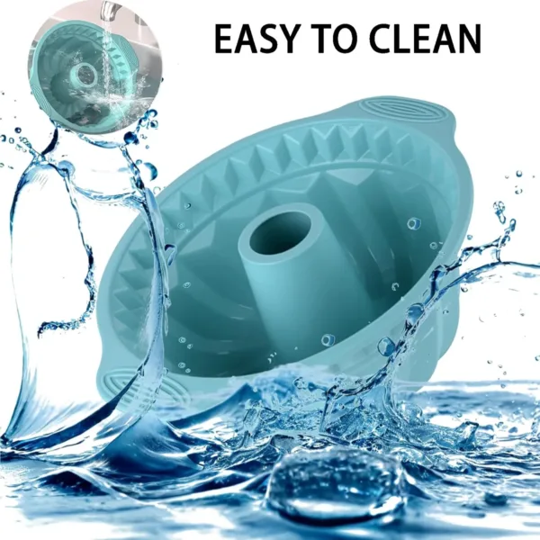 silicone fluted cake pan 5