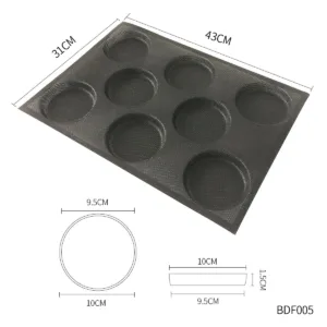 silicone hamburger bun mold 2