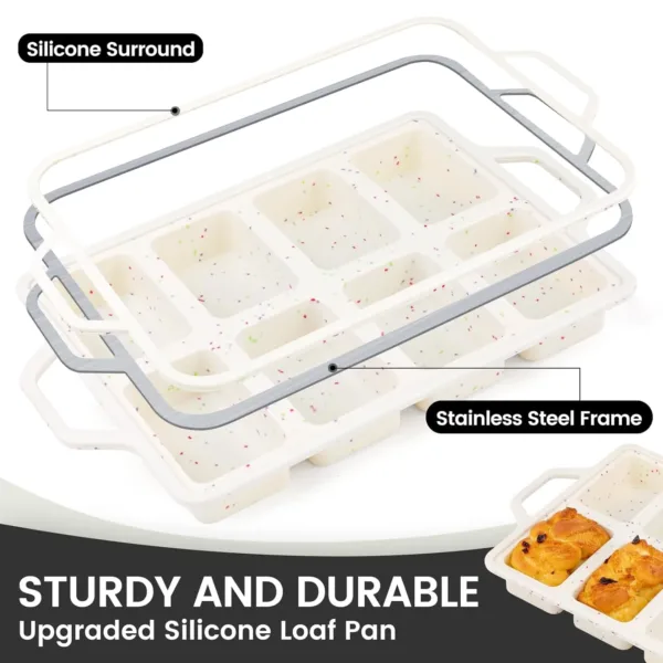 silicone mini loaf pan 2