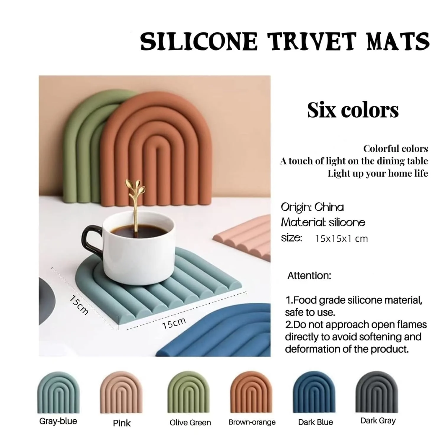 silicone trivet mats 3