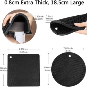 silicone trivet mats pads 3