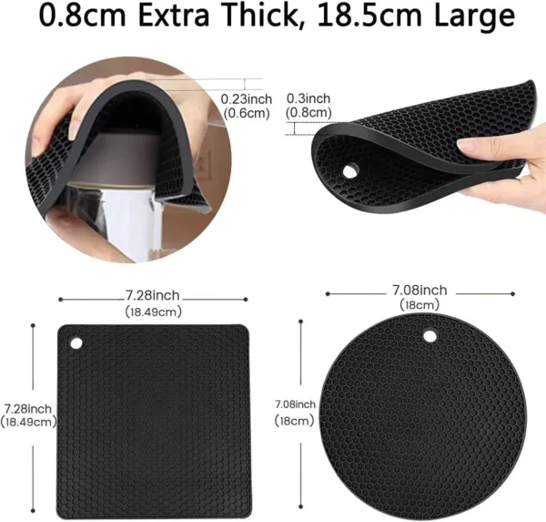 silicone trivet mats pads 3