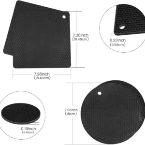 silicone trivet mats pads 4