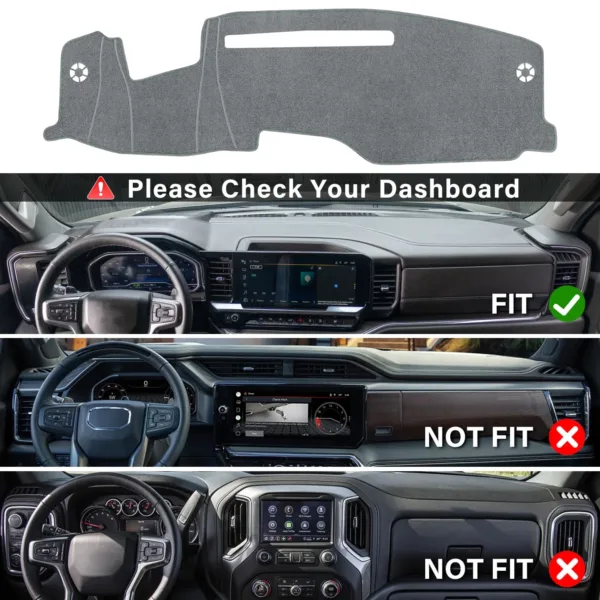 silverado sierra dash cover 2