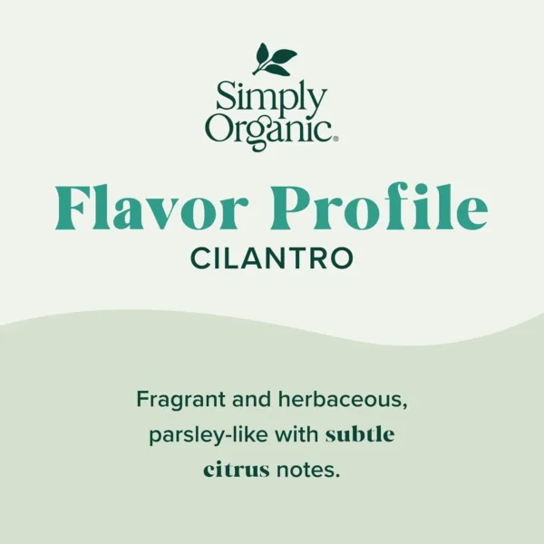 simply organic cilantro 3