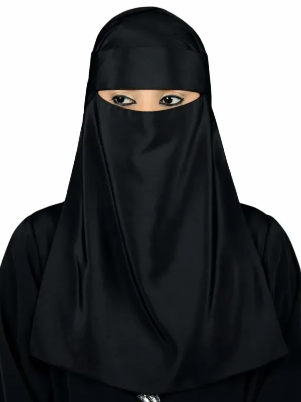 single layer niqab 7