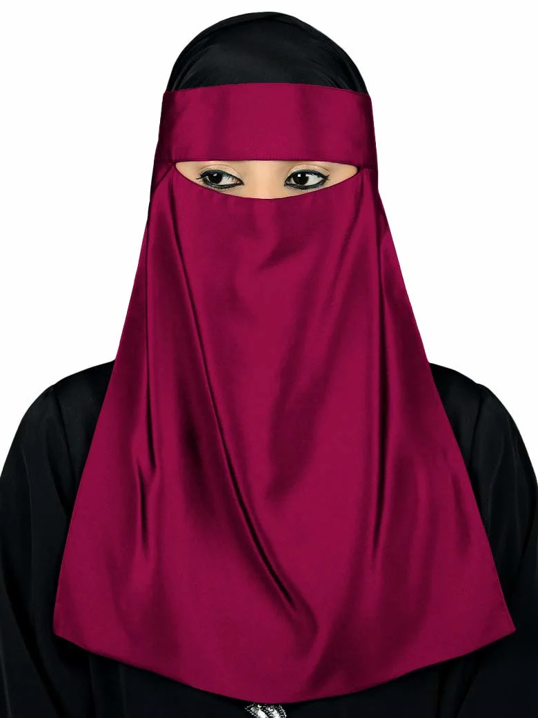 single layer niqab saudi 7