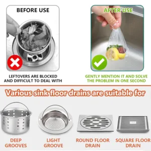 sink drain filter bags 3