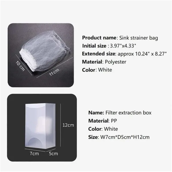 sink strainer mesh bag 2