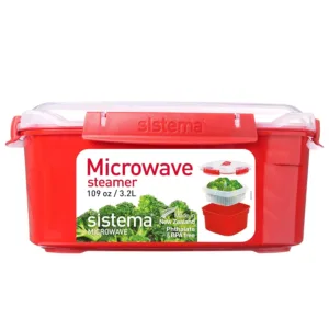 sistema microwave steamer red 1