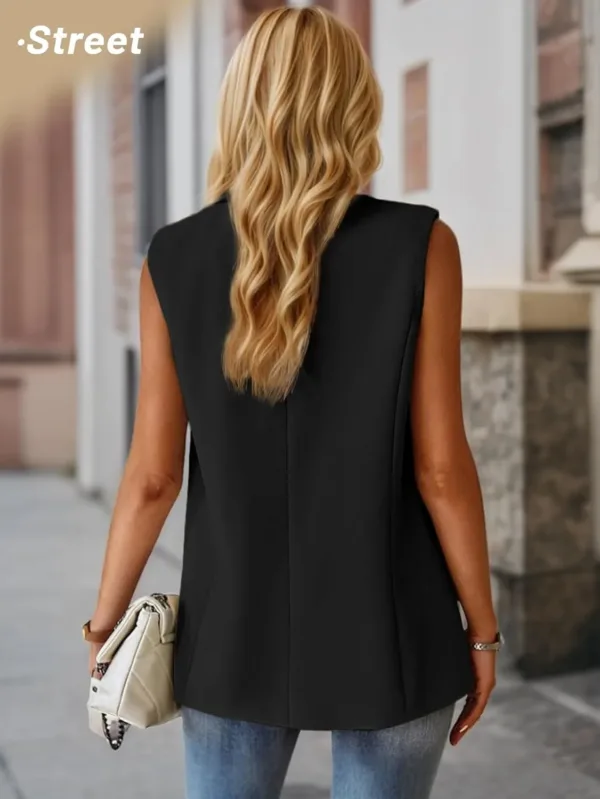 sleeveless blazer vest 5