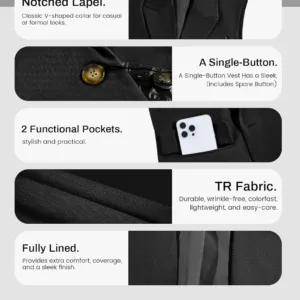sleeveless blazer vest 6