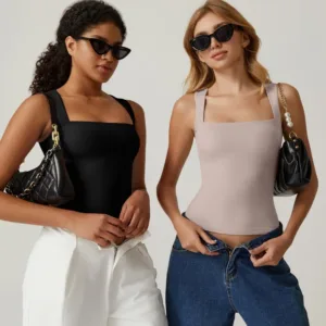 sleeveless square neck top 3