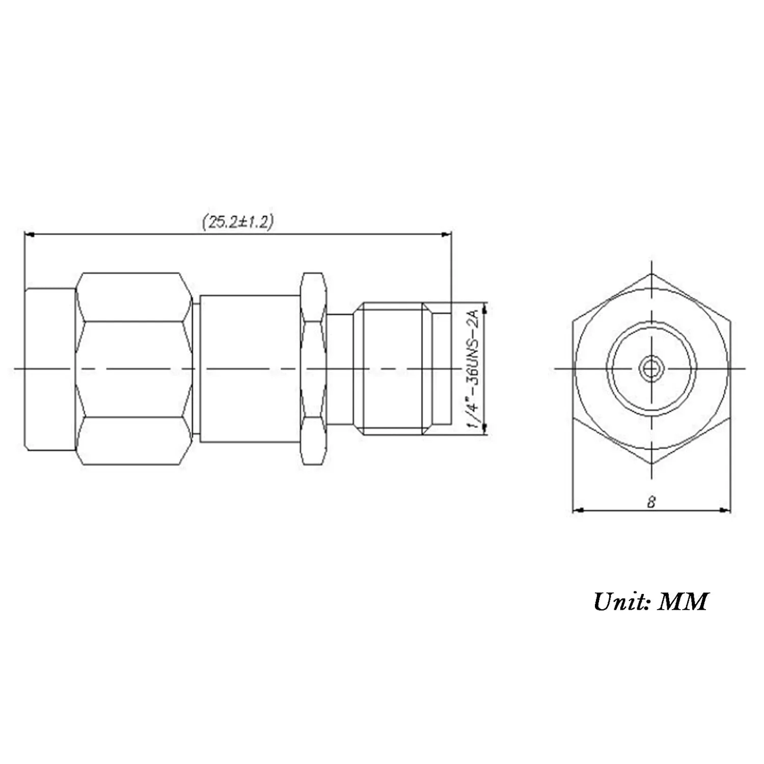 sma attenuator 2pcs 3