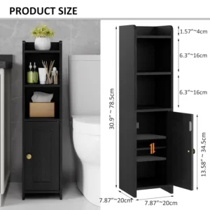 small bathroom storage corner 3